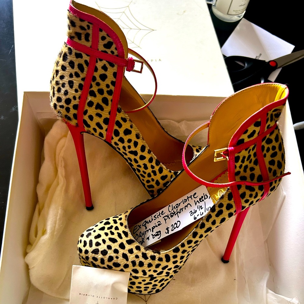 PRICE DROP Charlotte Olympia platform heels